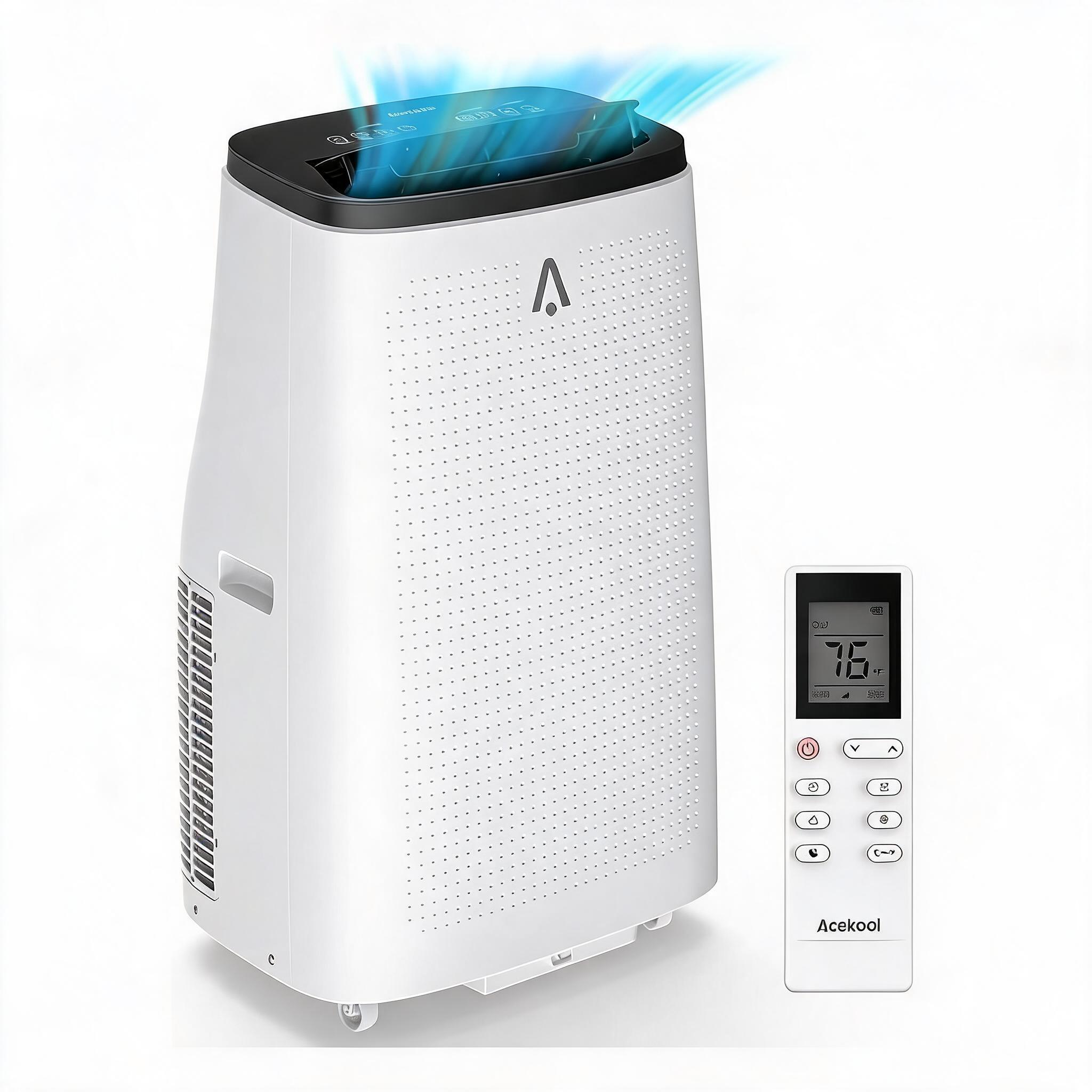 15,000 BTU Portable Air Conditioner w/Remote Control 3-in-1 AC Quiet 850 sq.ft