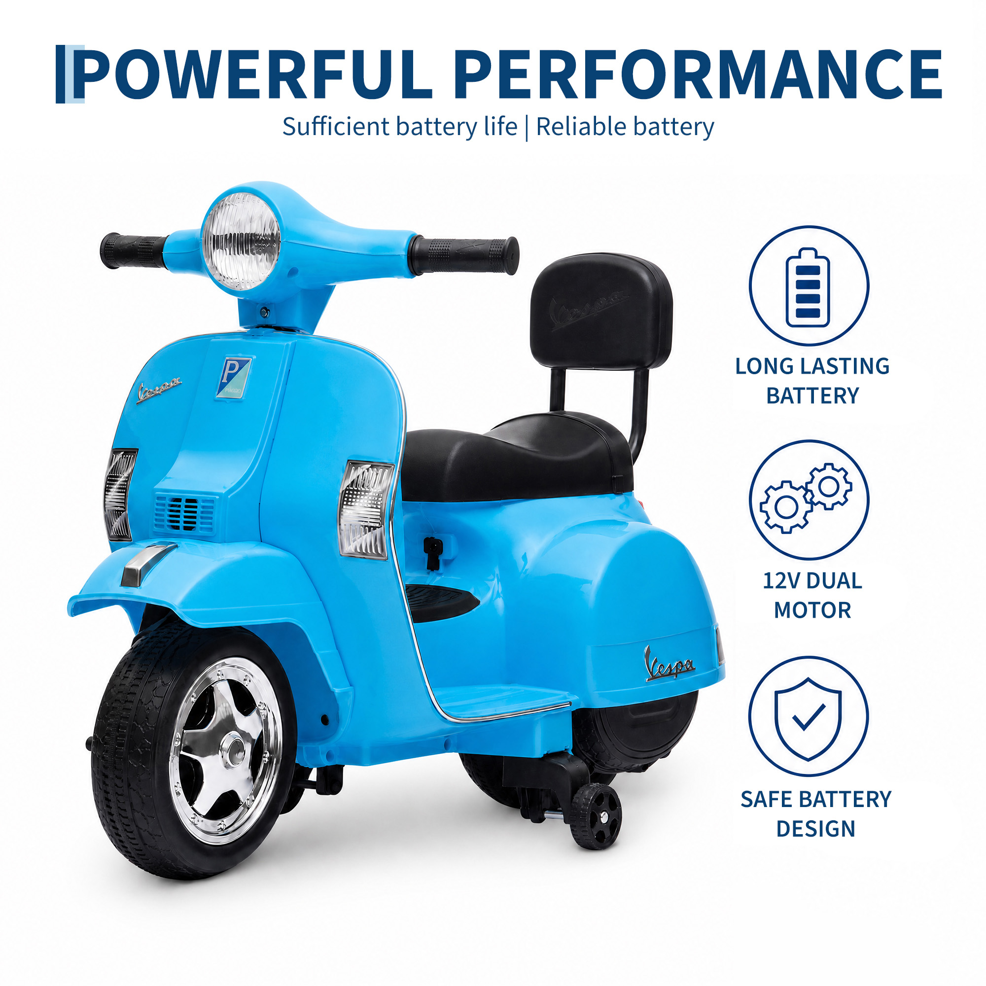Kids Electric Ride On Scooter