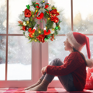 Weihnachtskranz Detailansicht