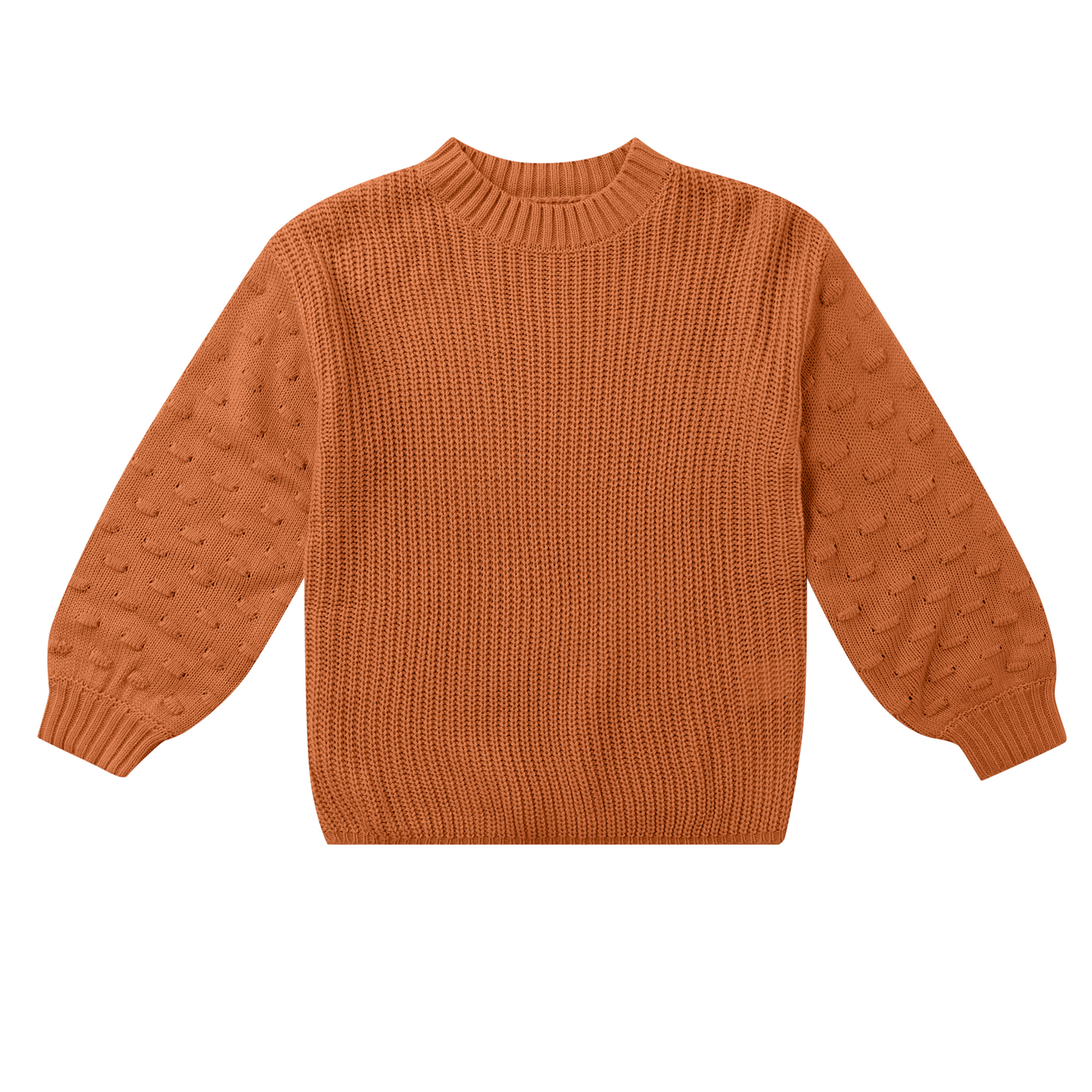 The Children's Place Girls' Long Sleeve Crew Neck Pullover Sweater - Picture 22 of 42