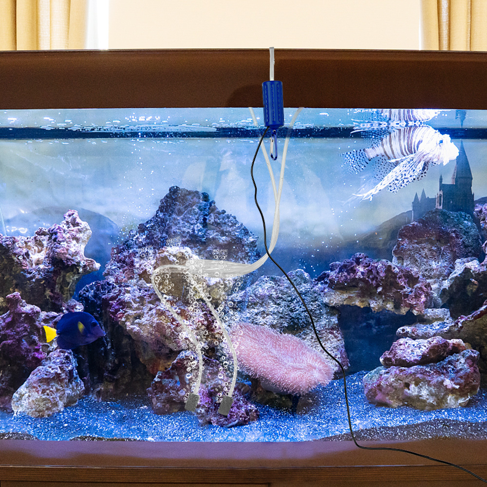 USB Aquarium Air Pump - Side View