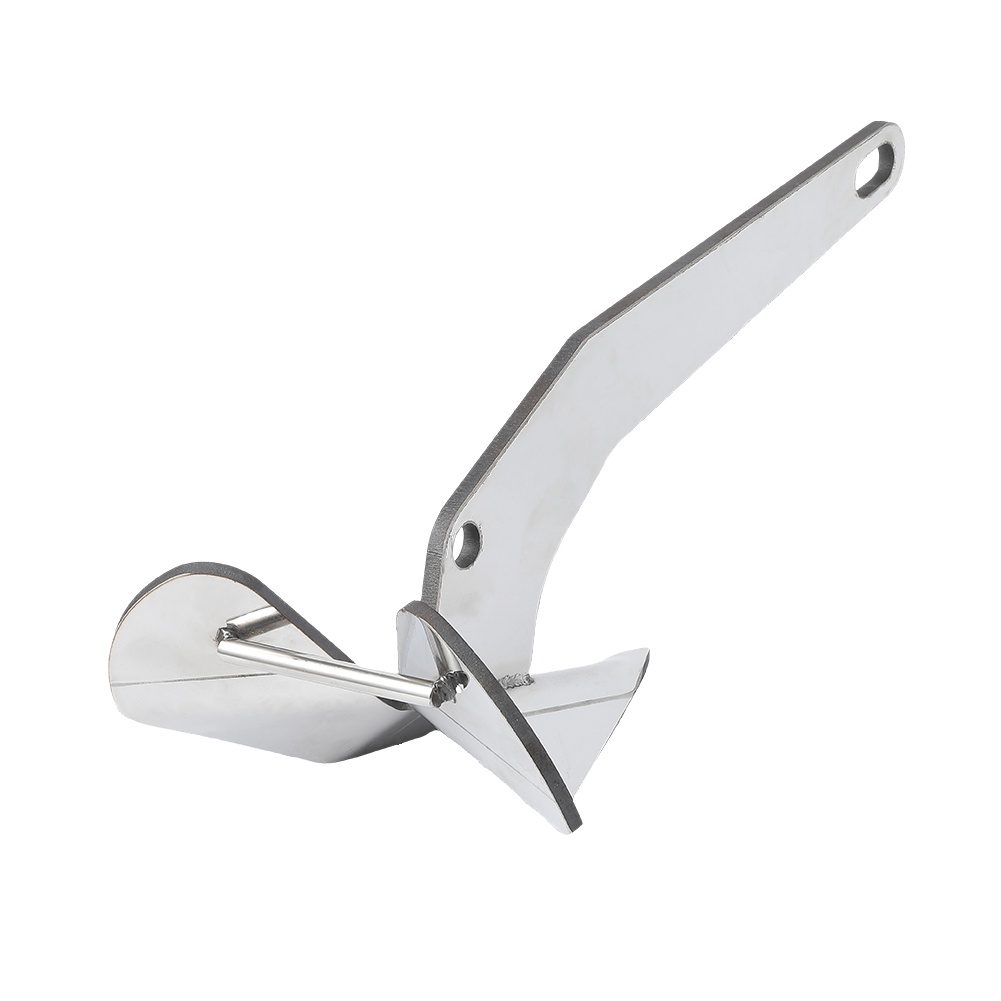 Boat Anchor 22 lb Delta Style 316 Stainless Steel Plow for Pontoon Deck Sailboat
