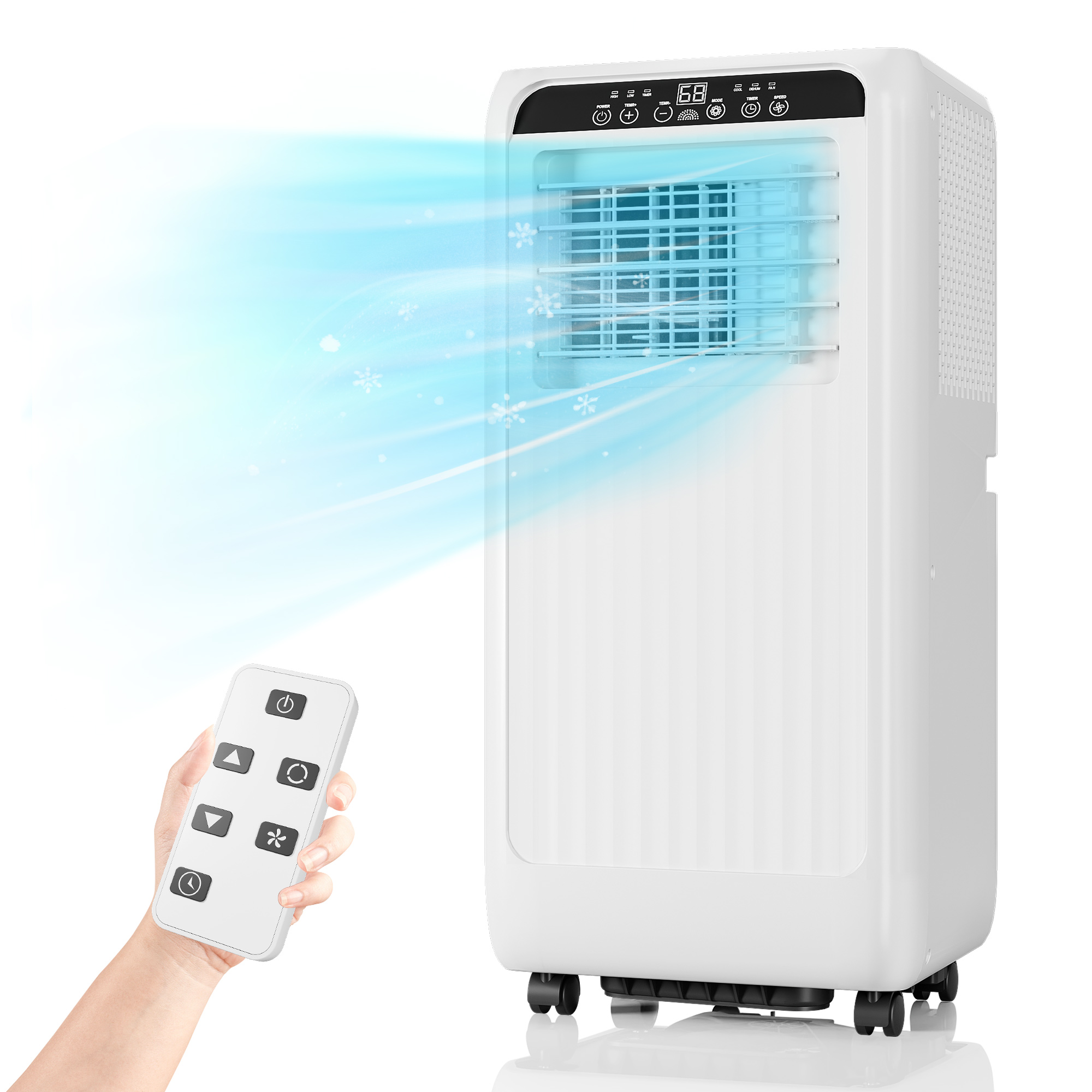 Portable Air Conditioner 8000 BTU 3 in 1 Cooling Fan Auto Evaporation w/ Remote - Picture 17 of 17