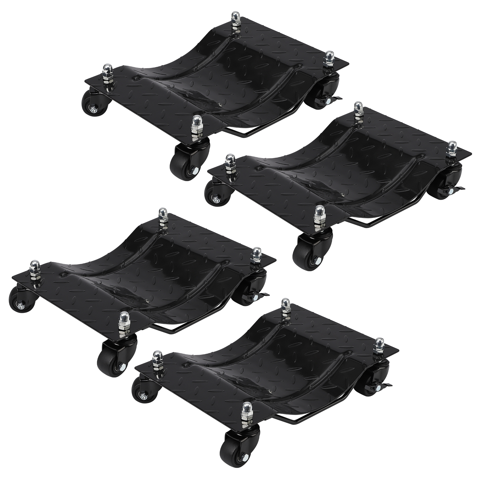 Wheel Dolly Heavy-Duty Car Tire Stake Vehicle Moving Dolly 6000 lbs 4 Pack - Picture 13 of 15