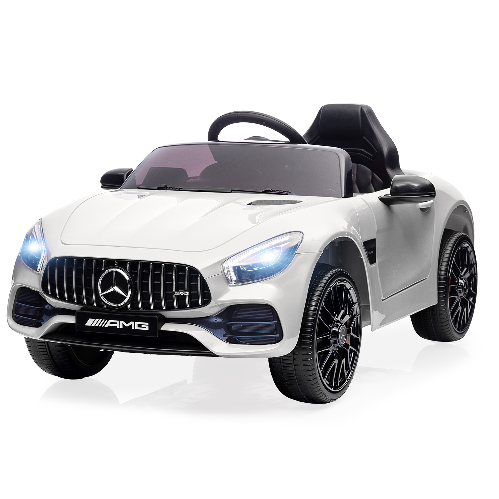 12V 4-8Y Kids Ride On Car, Licensed Mercedes-Benz, w/Parent Remote Control, Mp3 - Picture 16 of 16