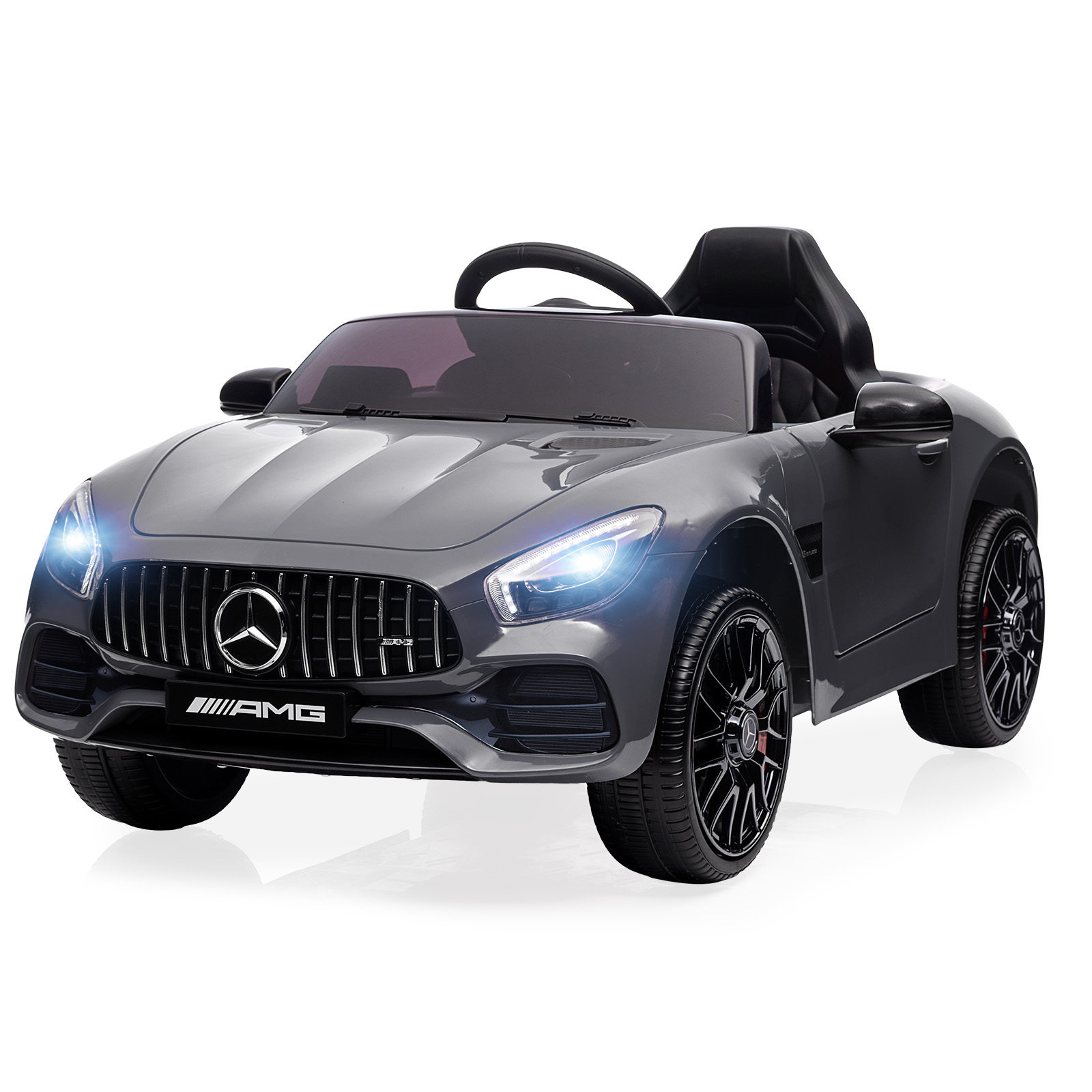 12V 4-8Y Kids Ride On Car, Licensed Mercedes-Benz, w/Parent Remote Control, Mp3 - Picture 10 of 16