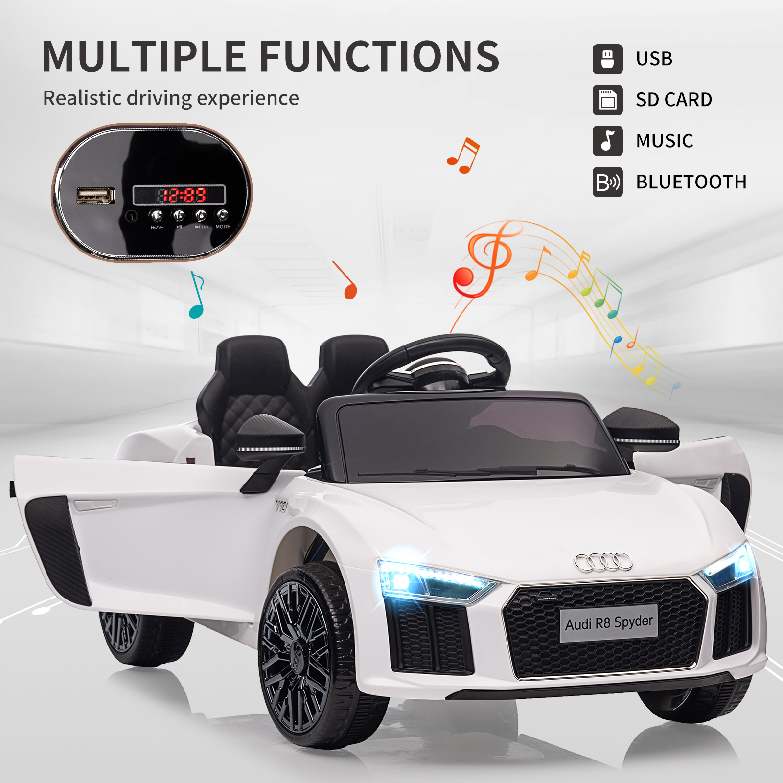 Vehículo infantil realista