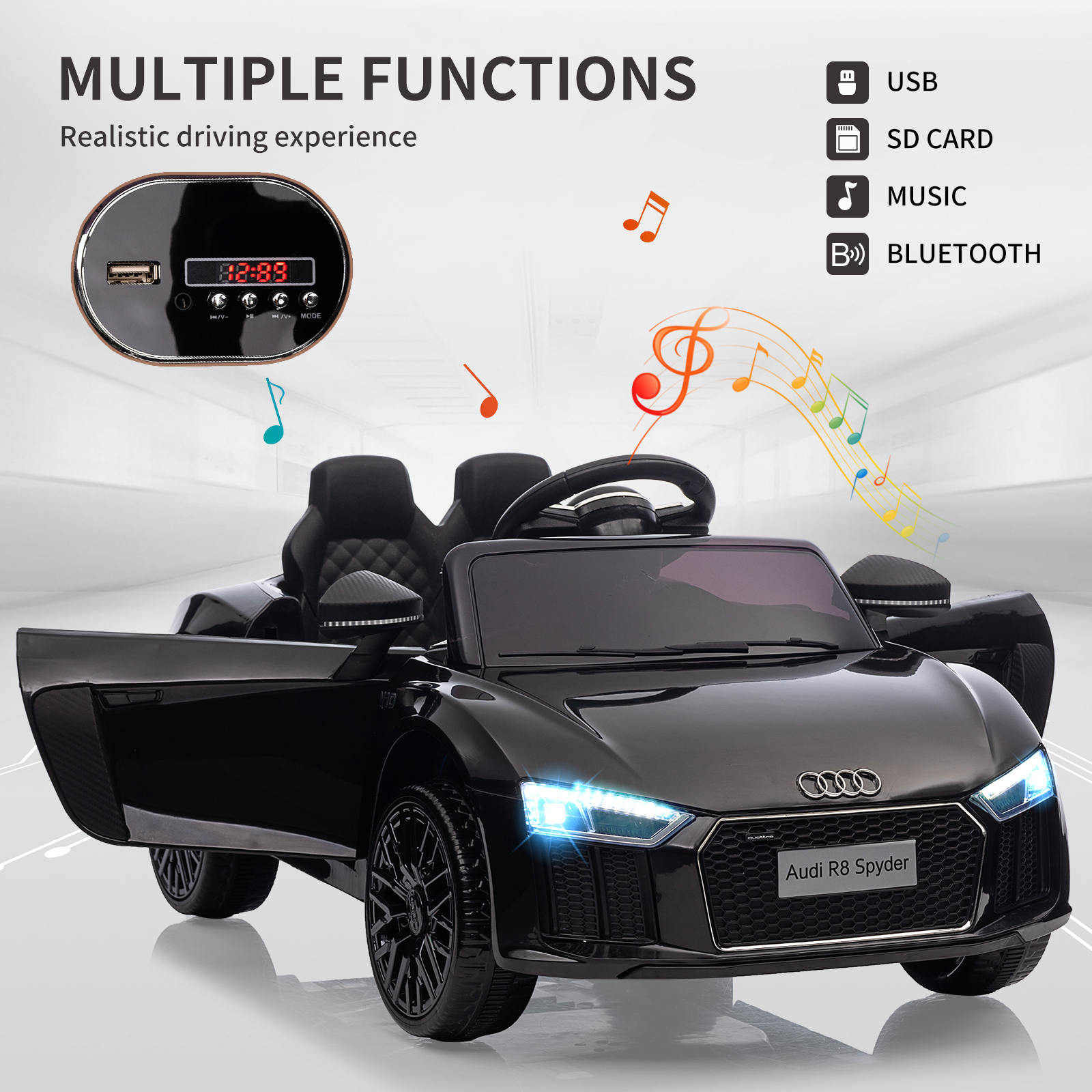 Vehículo infantil realista