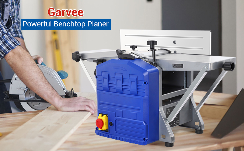 Raboteuse de table Garvee avec support stable pour planches PHO_0WZ871FT