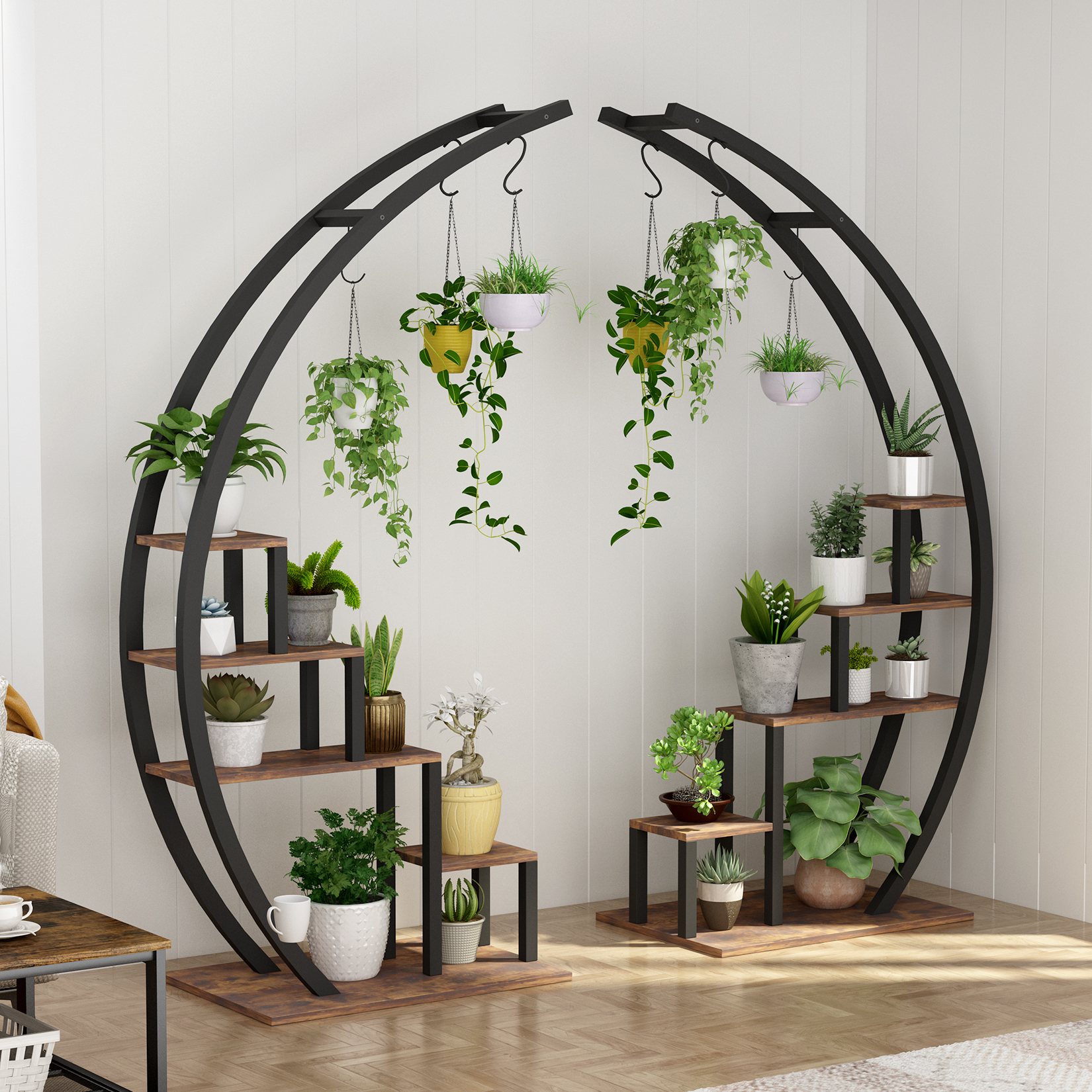 Soporte para plantas Garvee diseño luna completa