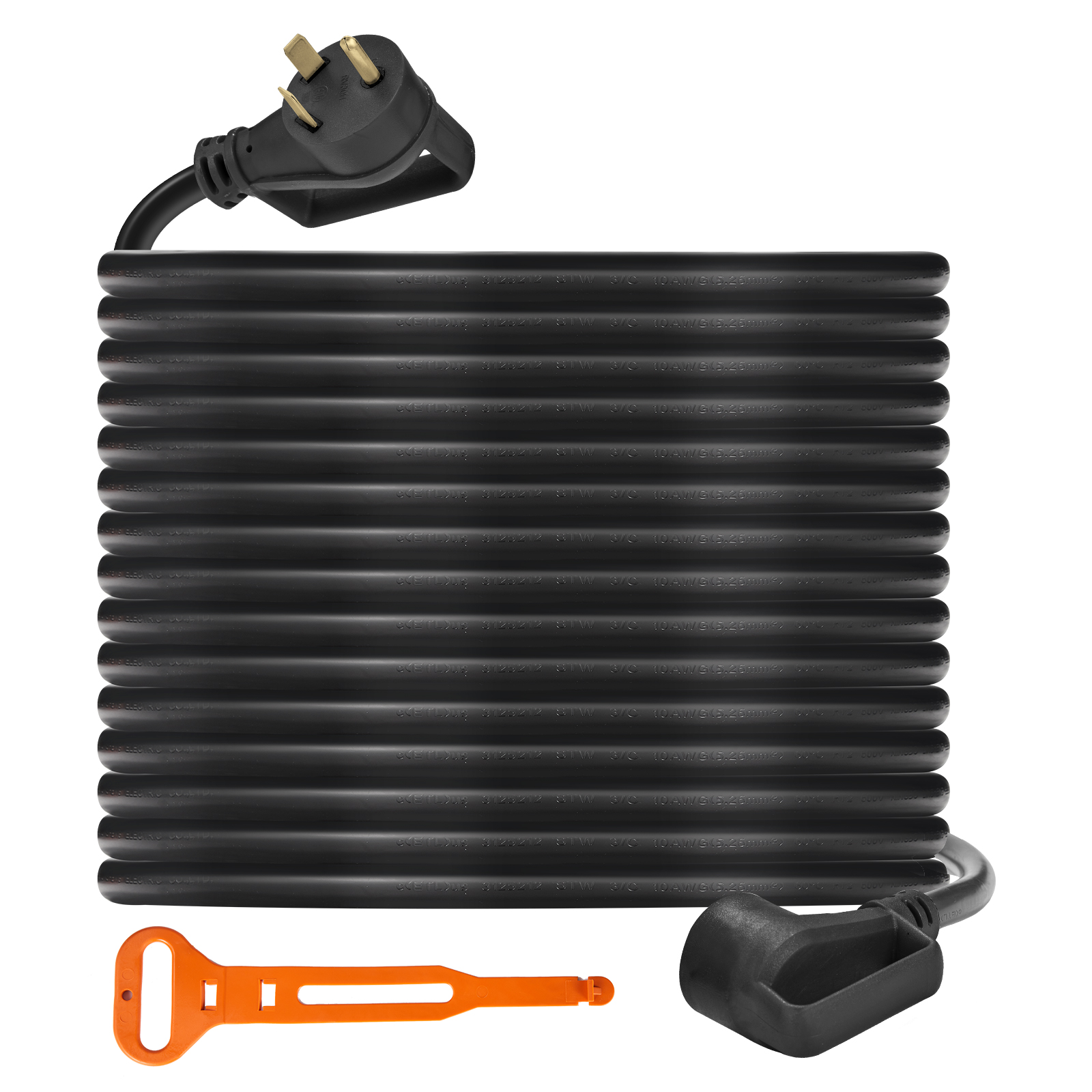 25/50/100ft 30A 220 Volt RV Extension Cord 10 AWG Power Extension TT-30P/TT-30R - Picture 8 of 13