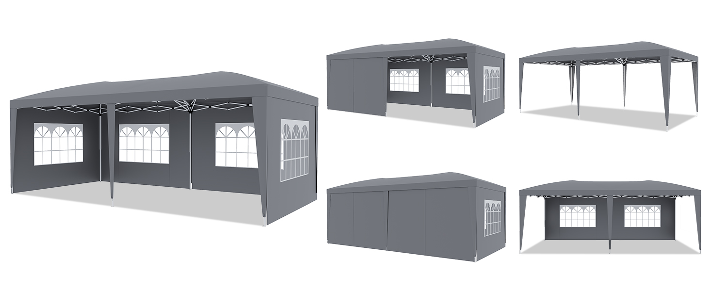 Carpa para fiestas, bodas y mercados de pulgas