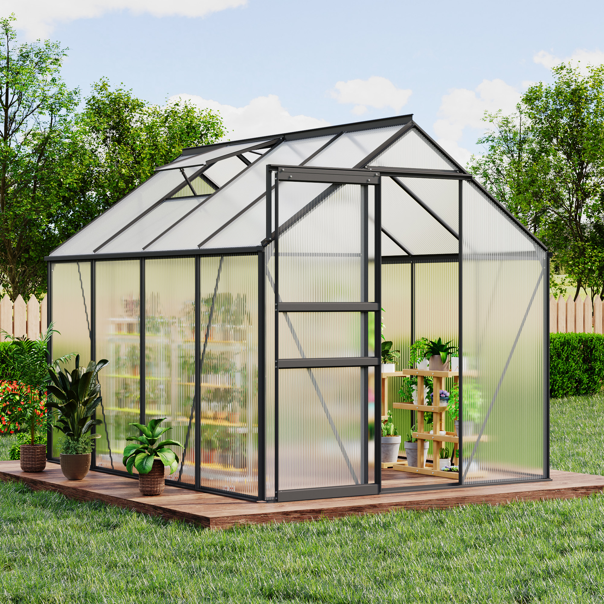 Garvee outdoor polycarbonate greenhouse