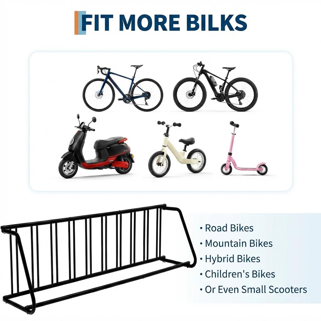Heavy Duty 42.6 LBS Carbon Steel Construction for Exceptional Parking Stability