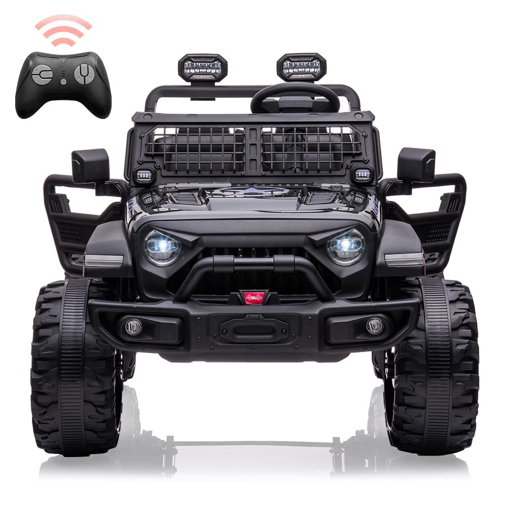 24V 2 Seater Kids Ride On Truck Dual 120W Motor Remote LED FM USB Music