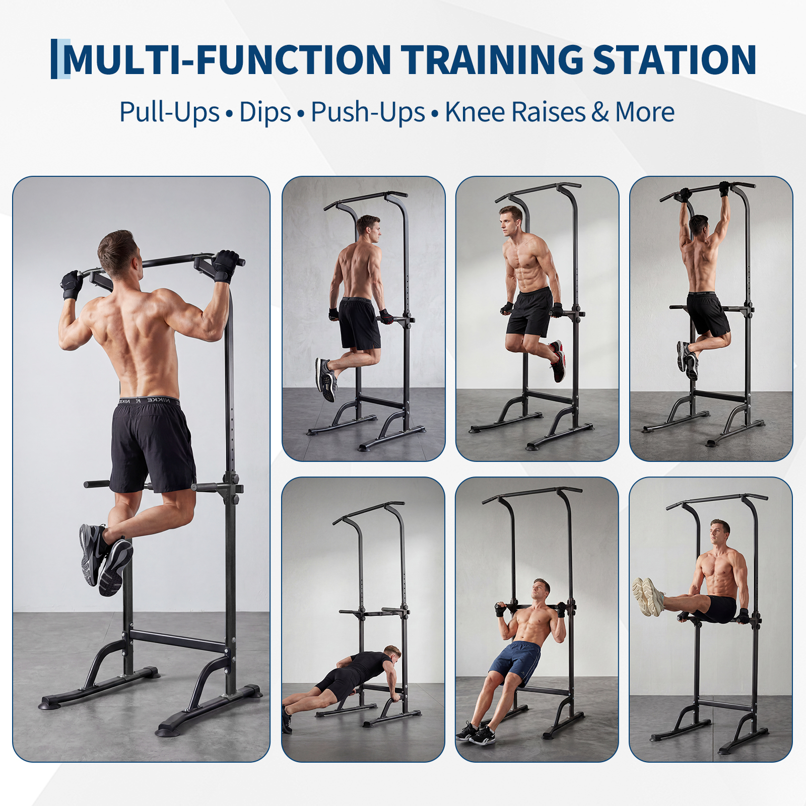 Multi-Functional Power Tower Heavy-Duty Home Gym Framework