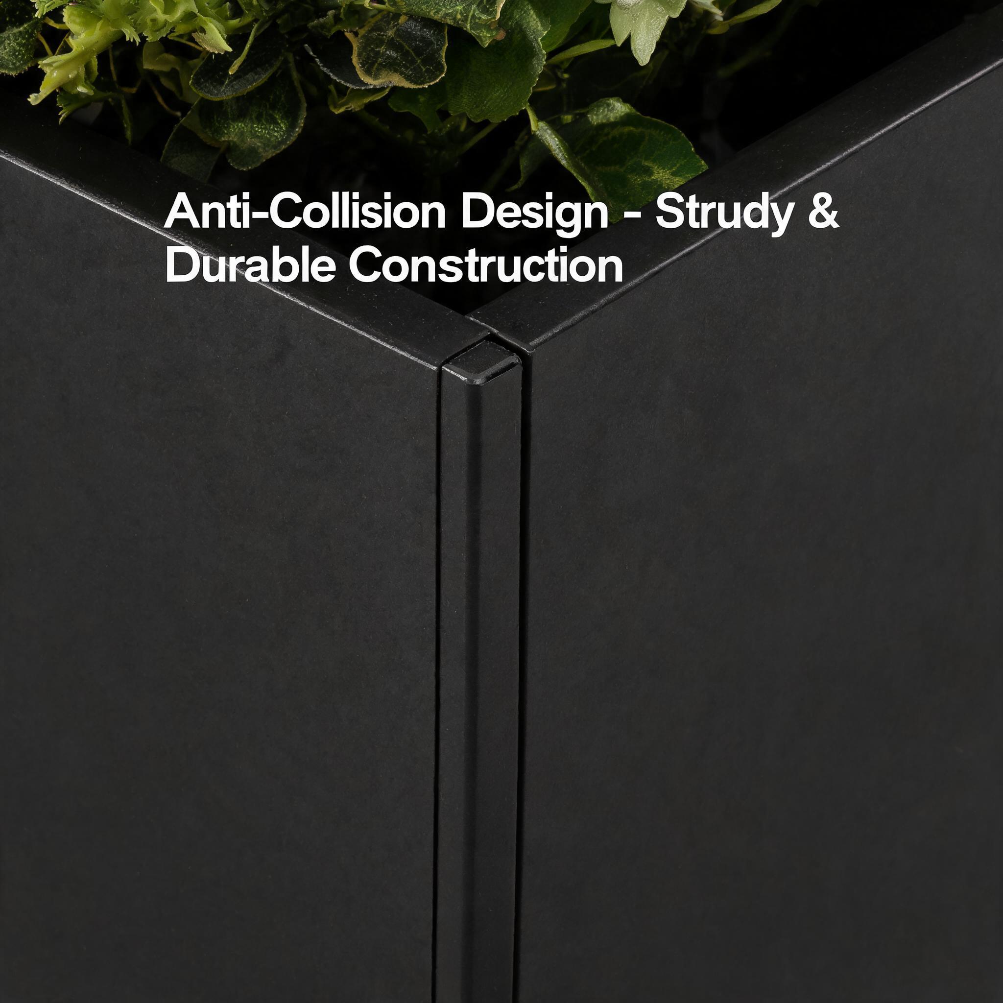 Garvee metal cube planter features and available sizes