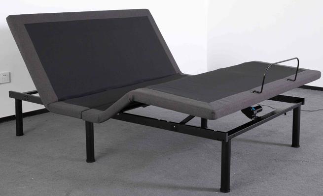 Electric Adjustable Bed Frame Head & Foot Incline Bed Base Wired Remote Control