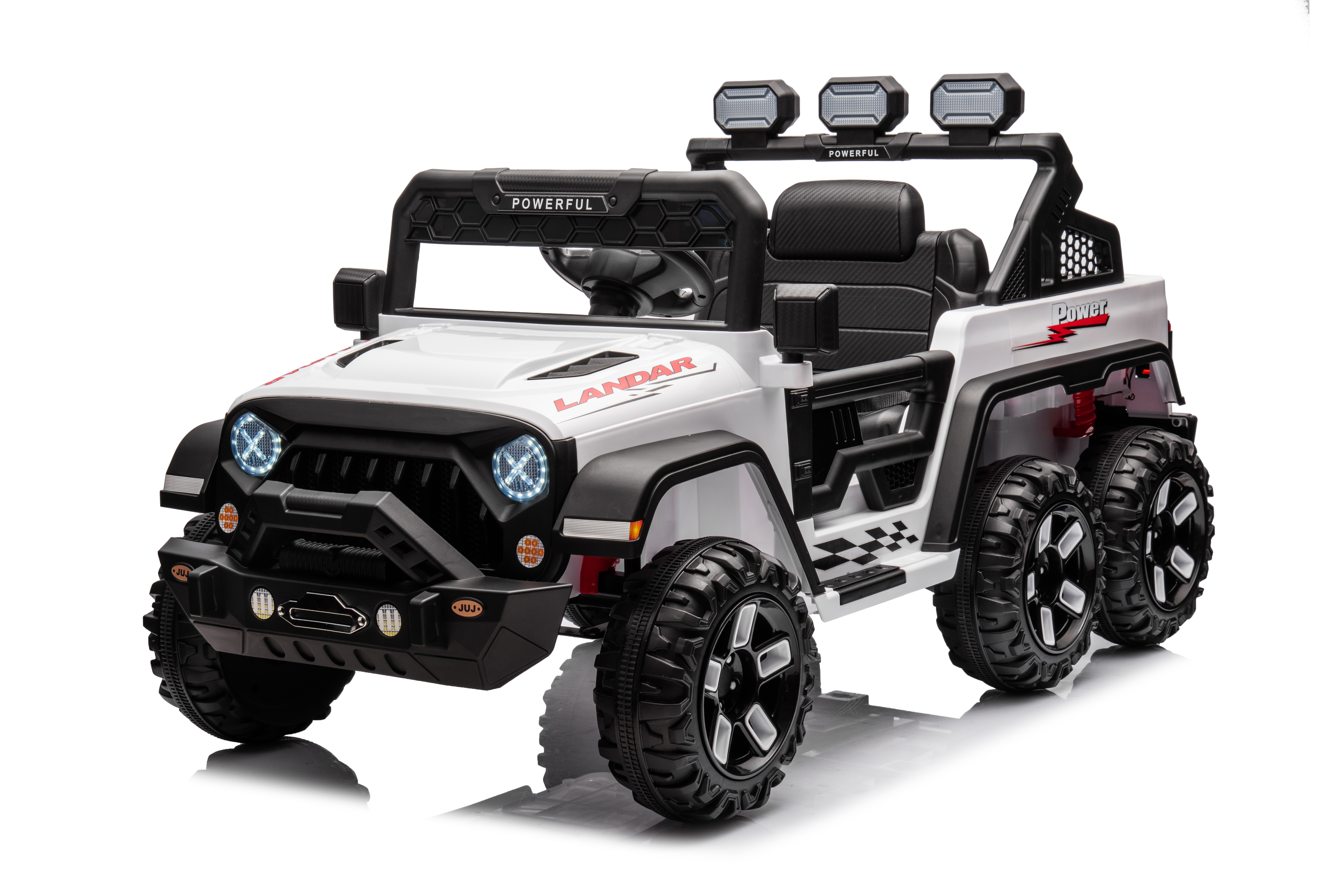24V Power Wheels for Kids 4WD Switchable Electric Car w/ Remote Control 3 Speeds - Picture 10 of 14