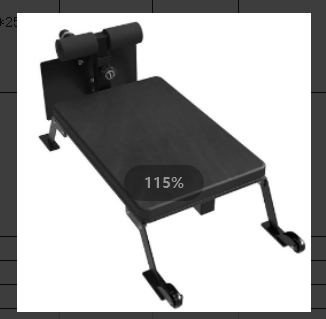 Steel Nordic Hamstring Curl Machine with Thick Pad Height Adjustable w/ Wheel