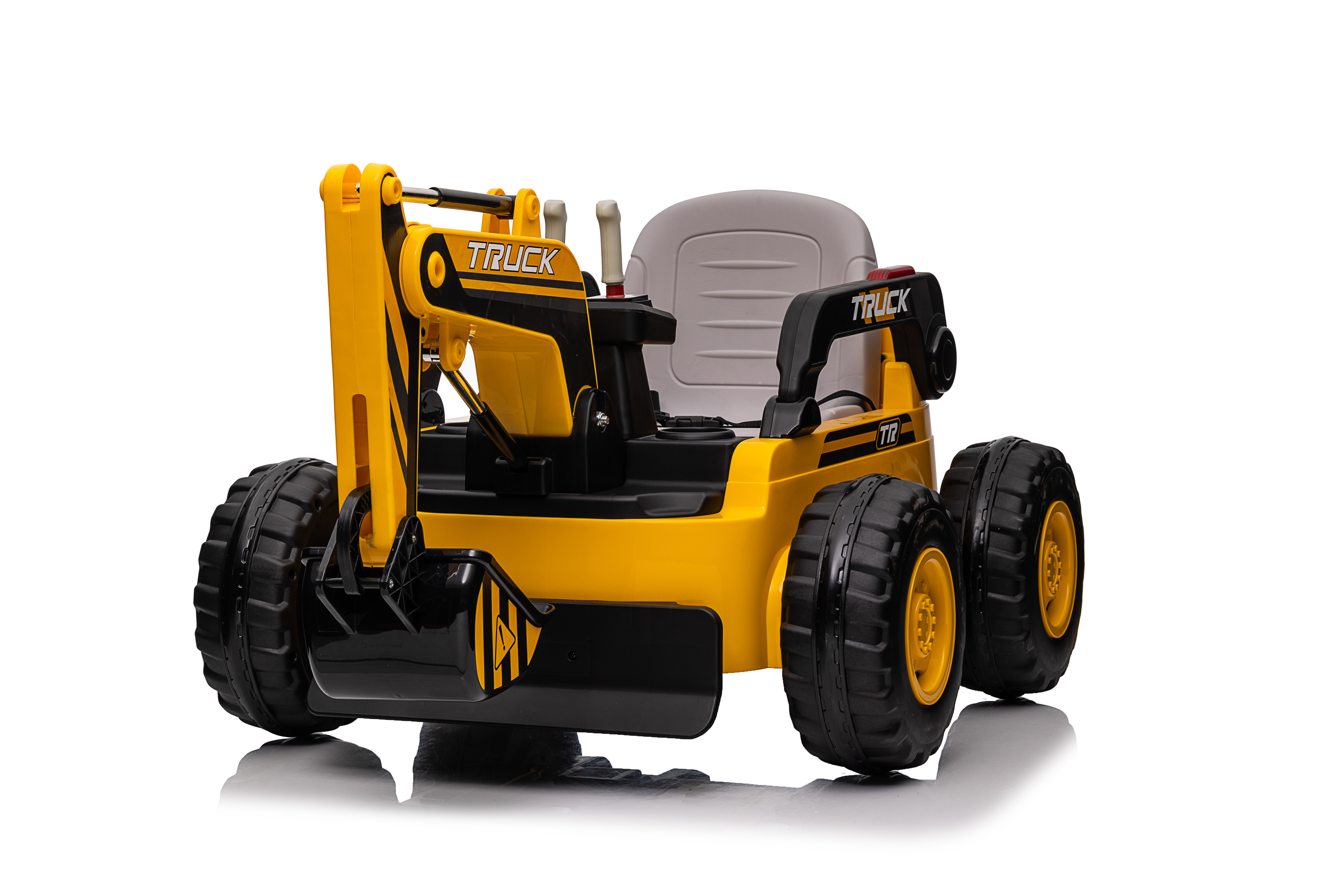 Kids Excavator Digger Truck, Remote, Ride Toy for Xmas Birthday Gift for Ages 3+ - Picture 8 of 11