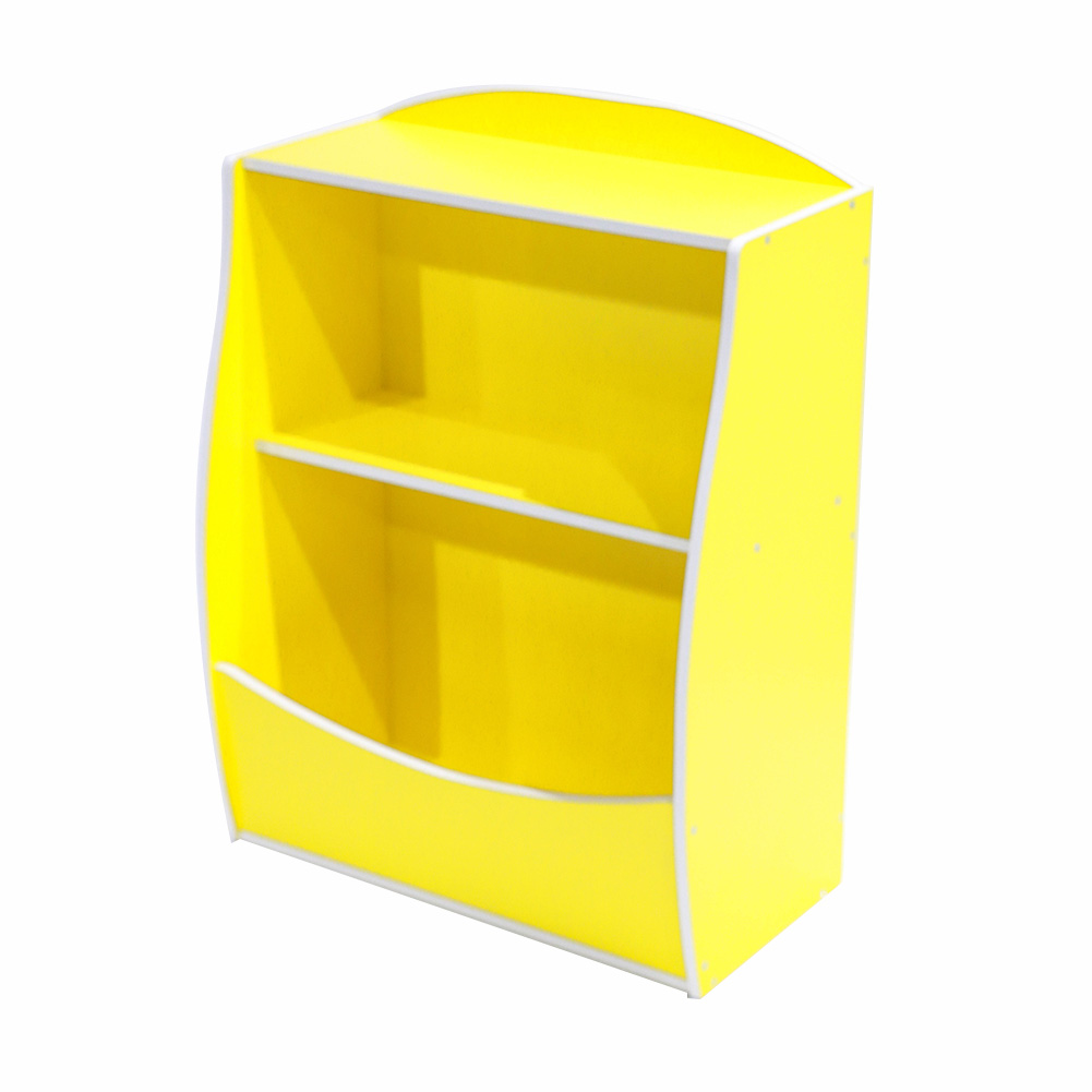 Wooden 2-Tier Kids Bookshelf Books Toys Storage Organizer for Boys Girls Room - Picture 16 of 19