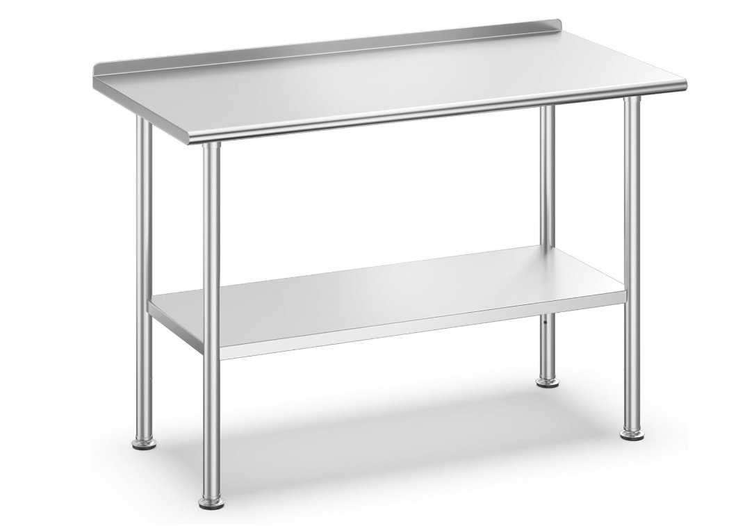Stainless Steel 30"/36"/60"/48" x 24" NSF Kitchen Work Prep Table w/Backsplash