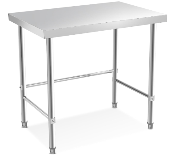 Stainless Steel Table Commercial Prep Work Table Mobile Utility Workbench