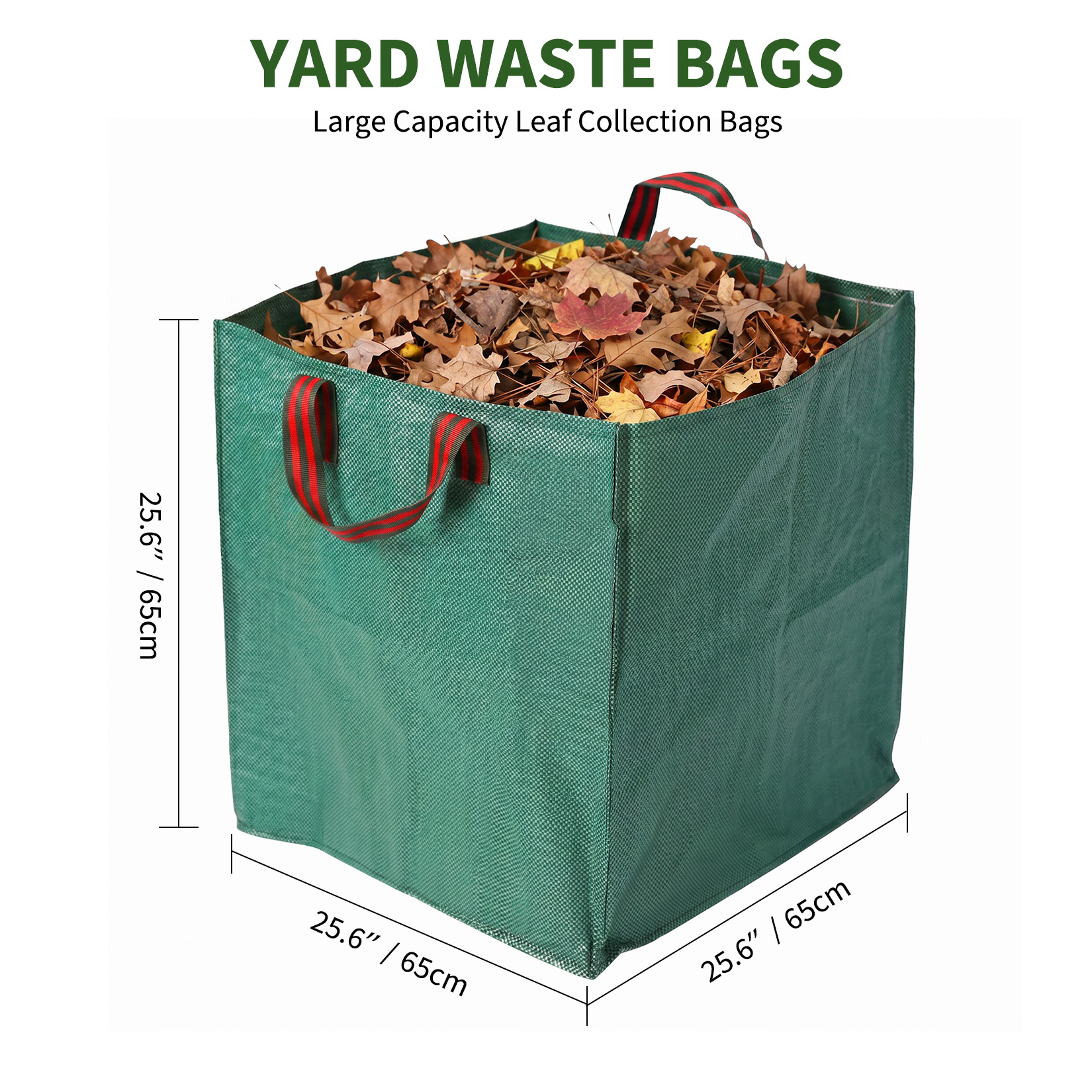 Large garden debris bags for leaves grass and small branches