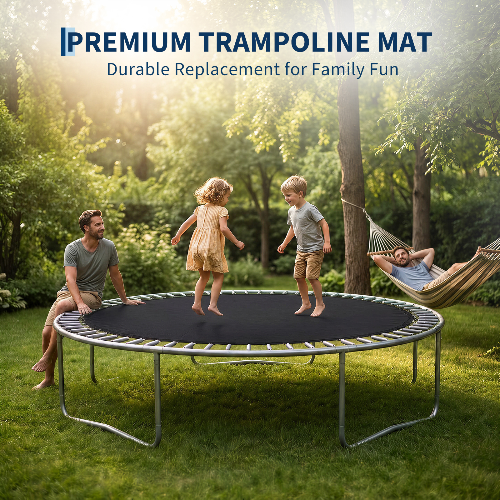 Trampoline Mat Size Guide Compatible with 12 Foot Frames and 72 V Rings