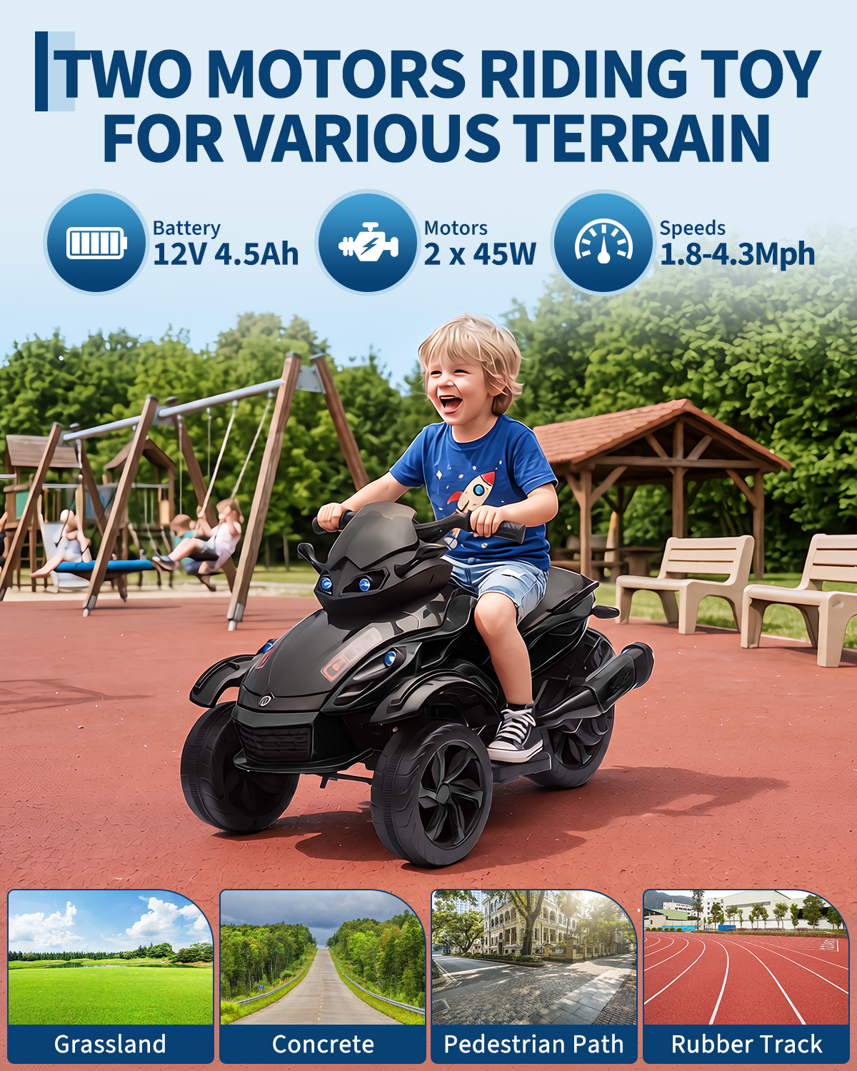12V Kids Electric Ride-On ATV