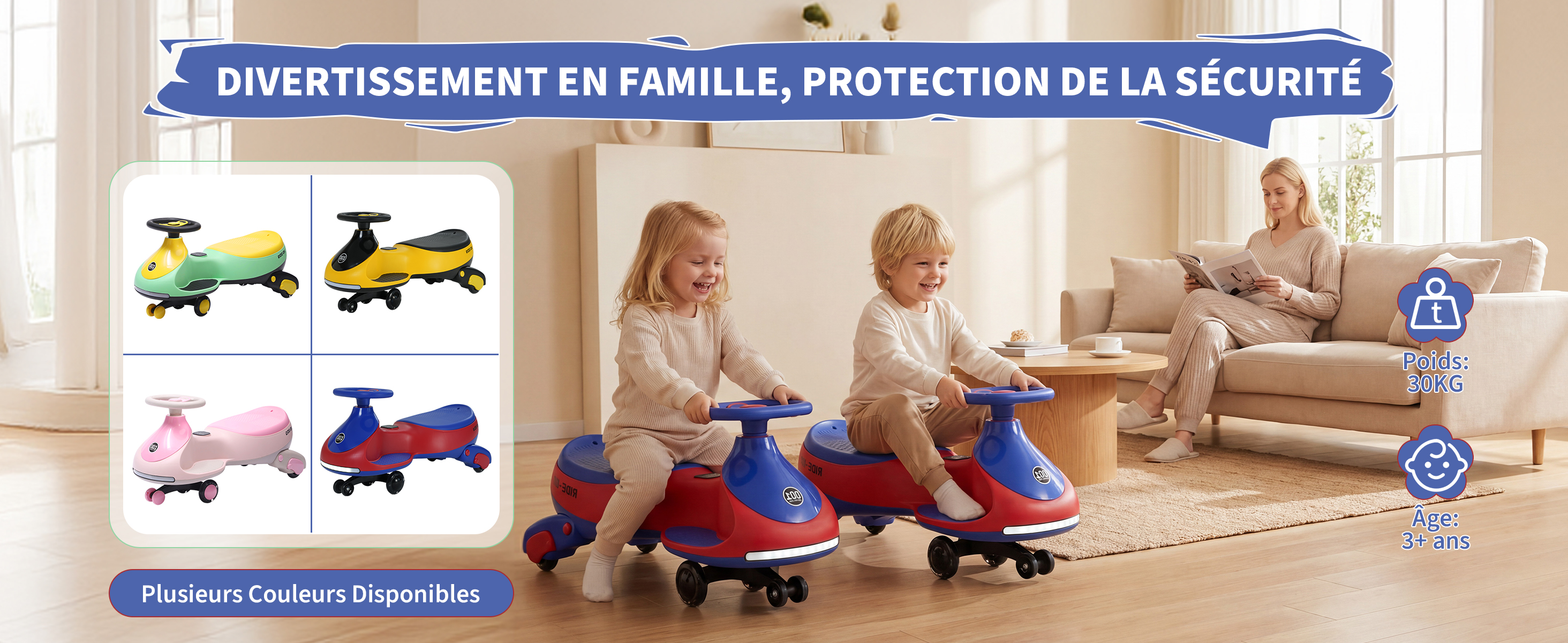 Auto elettrica per bambini da 3 anni con portata 30 kg