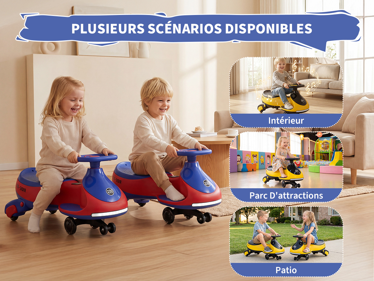 Auto elettrica per bambini per uso interno ed esterno