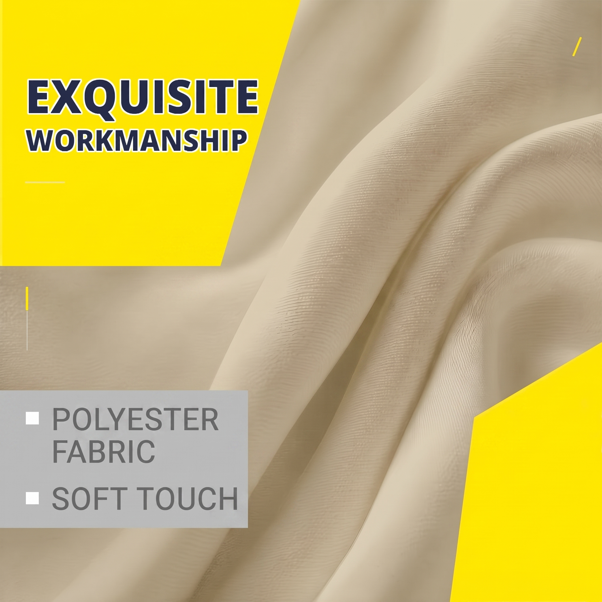 Easy-care heavy-duty outdoor curtain panels