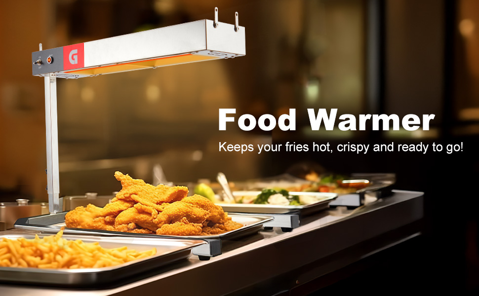 Commercial Food Warmer - Angle View