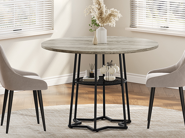 Mesa de comedor redonda Garvee 98cm