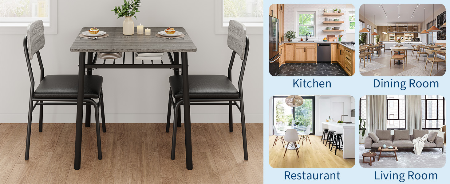 Geeignet für Küche, Esszimmer und Frühstücksecken
