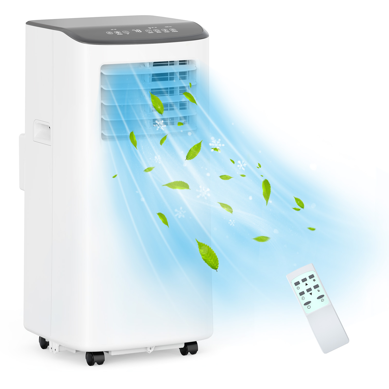 8000 BTU Portable Air Conditioners R32 3-in-1 AC Unit 350 Sq.Ft, Timer & Remote