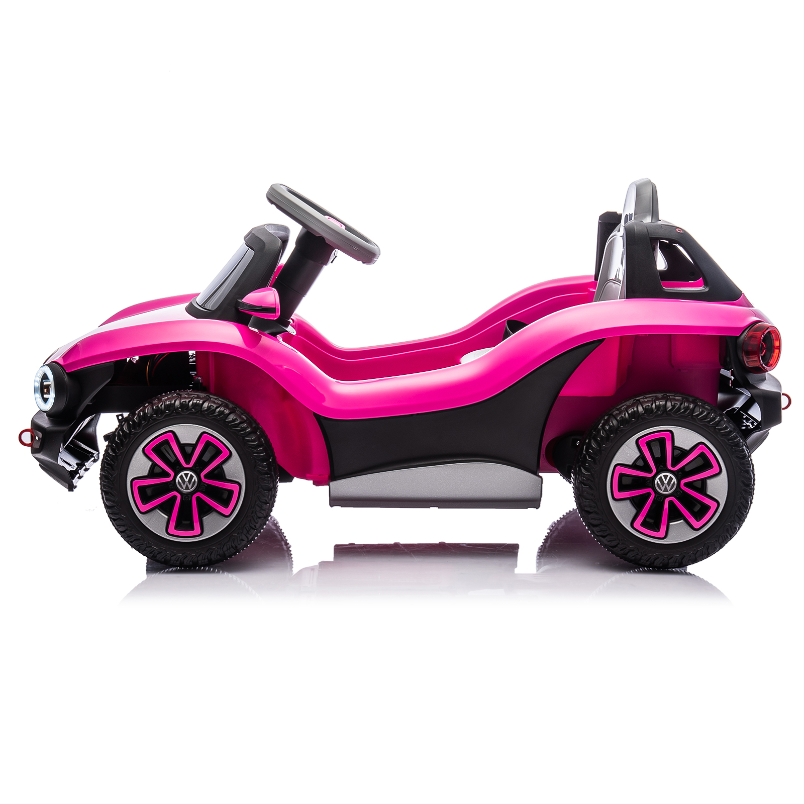 12V Licensed Volkswagen Beetle Kids Ride On Car Remote LED USB Horn Music