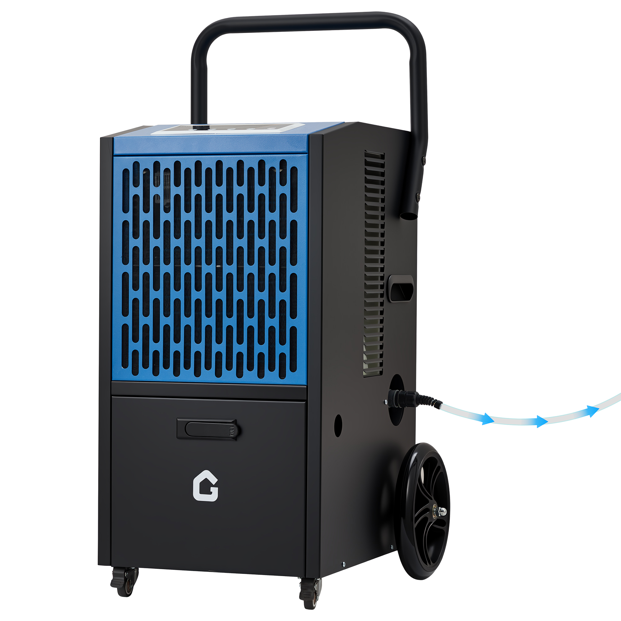 Dehumidifier 105 Pint Pump Drain Hose Auto Timer 4 Wheels 110V 520W