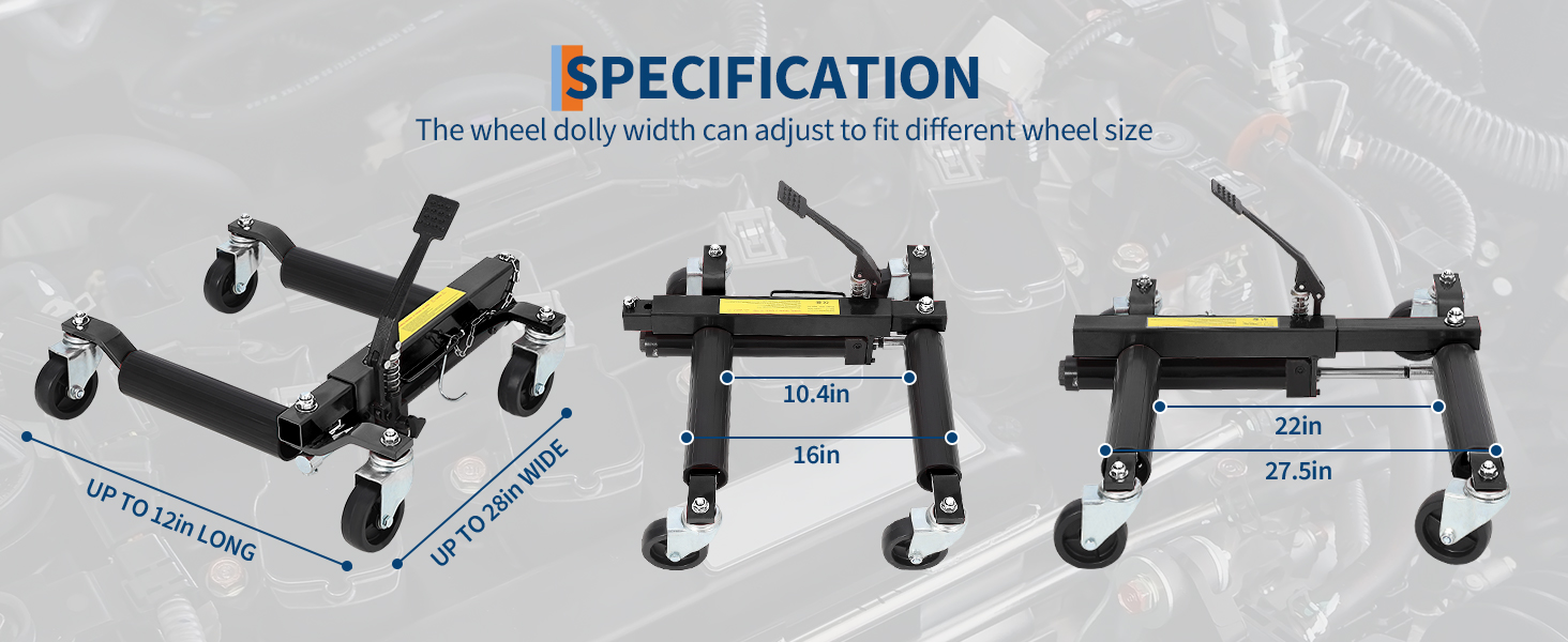 Car Wheel Dolly Details