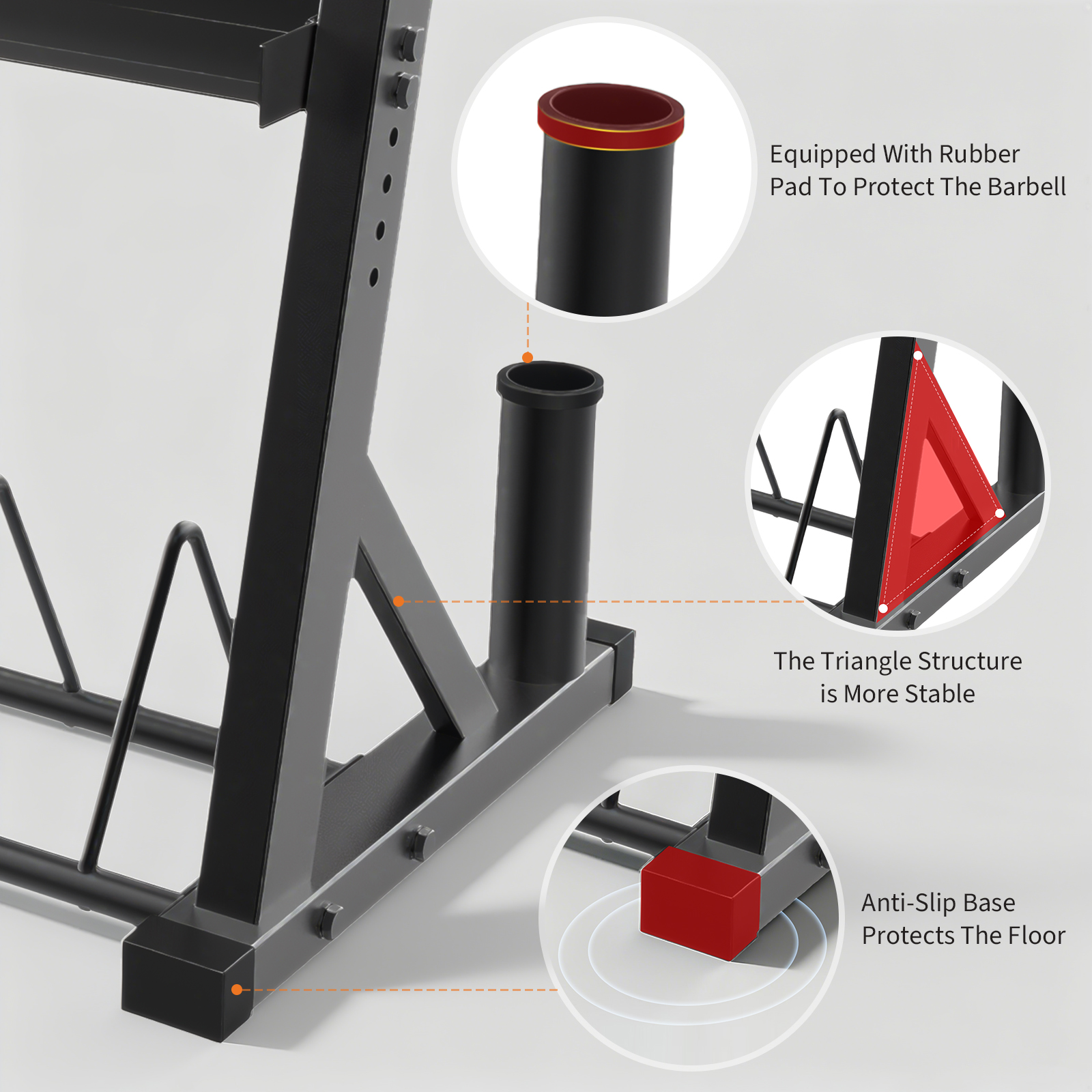 Adjustable Tier Heights for All Weights