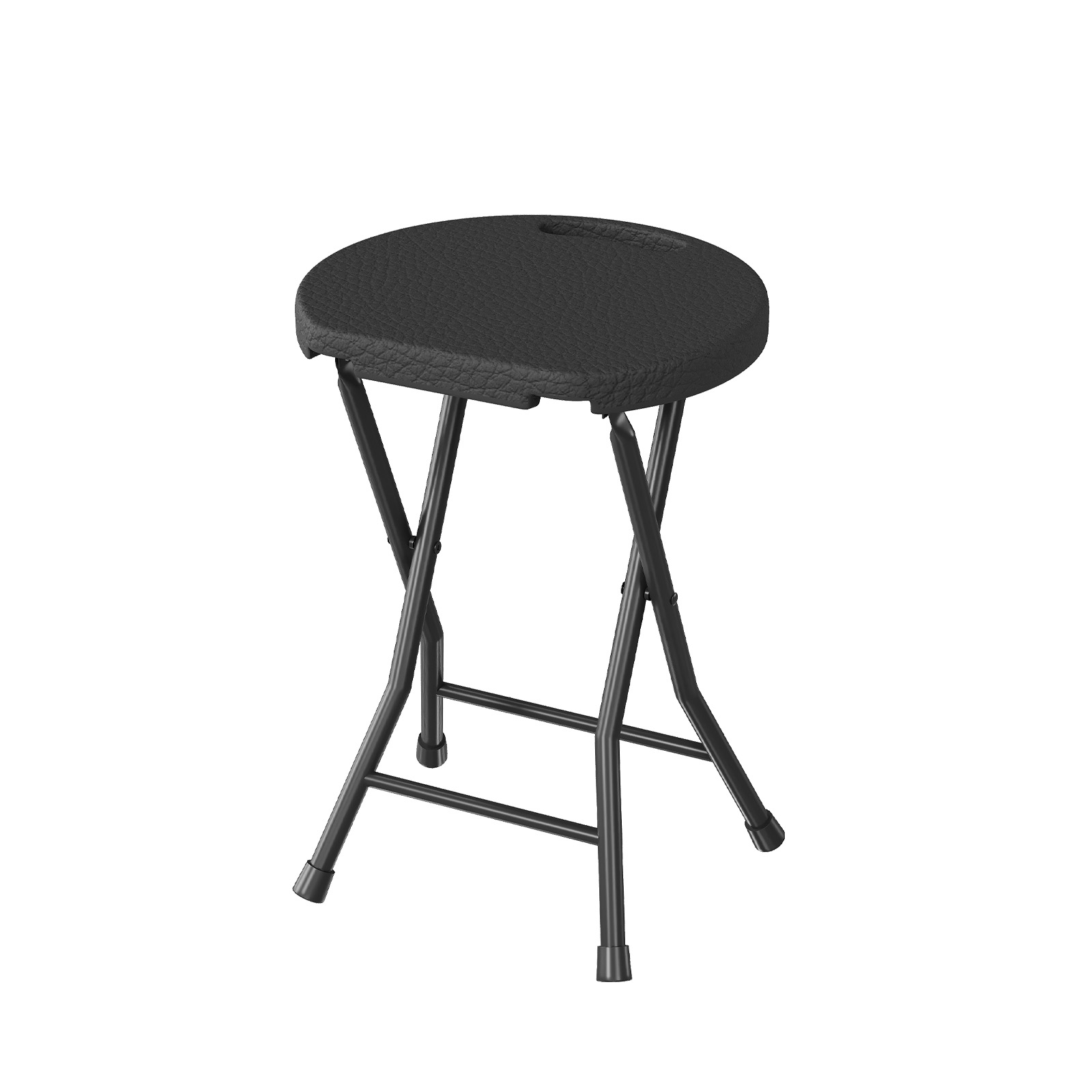 Heavy Duty Folding Reception Chair for Office – Portable Bar Stool with Handle