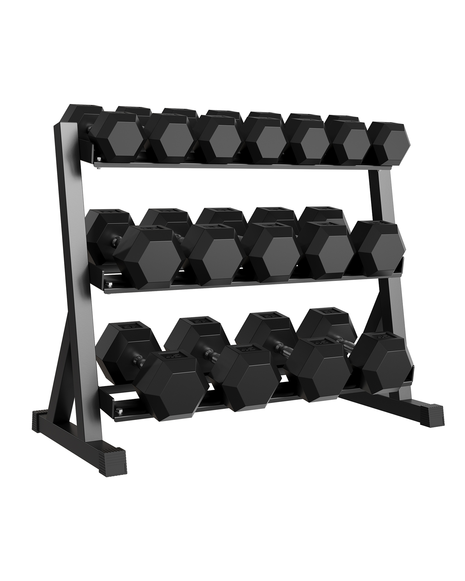 Dumbbell Rack Stability Feature