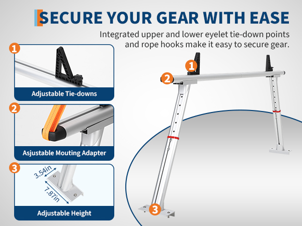 Portaequipajes Garvee compatible con Ford F-Series, Chevrolet Silverado y Dodge Ram