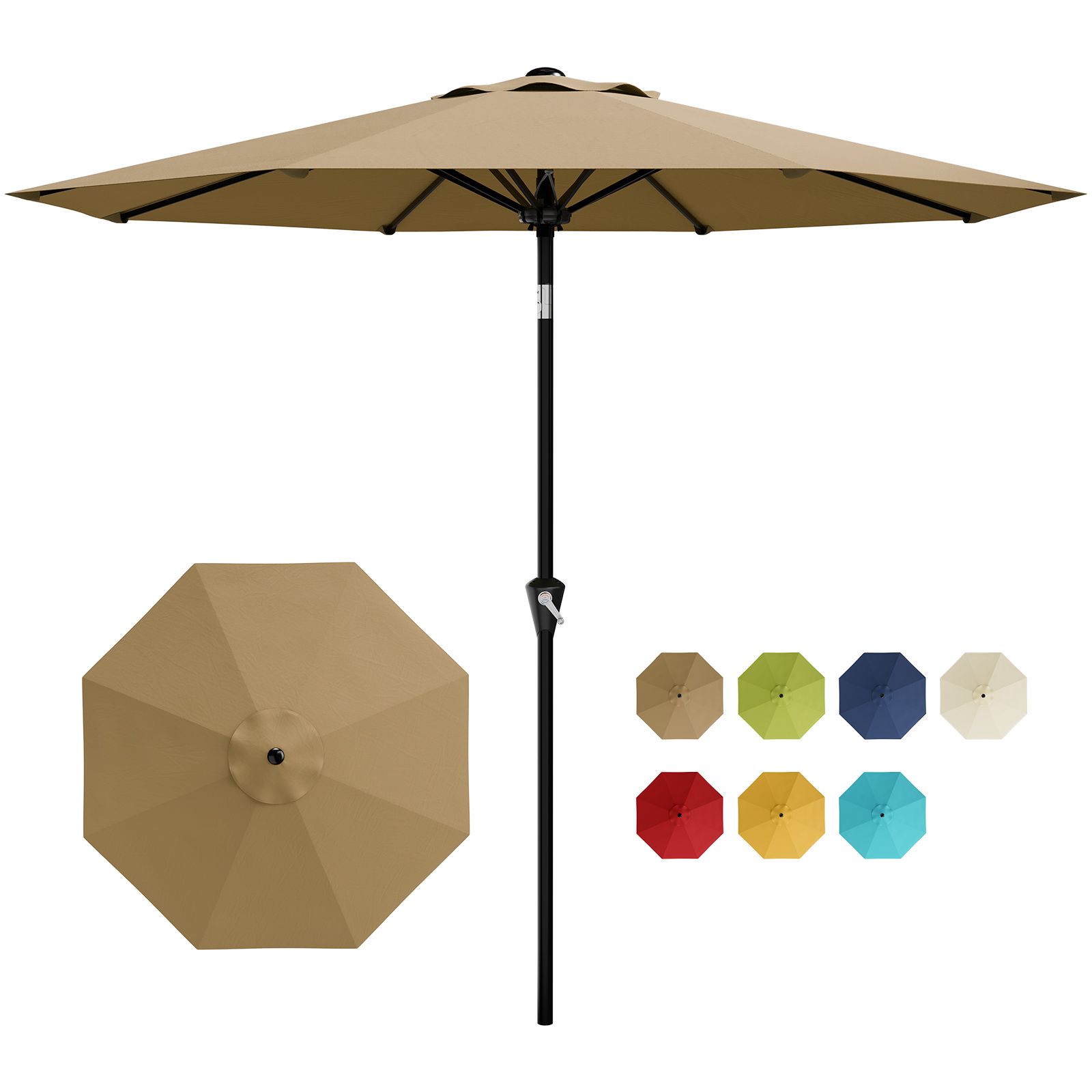 all weather patio umbrella Kozyard Butterfly 15' Outdoor Double-Sided Aluminum Crank Base  Kozyard LLC White Stripped 10 Ft Patio Offset Cantilever Umbrellas 11Ft LED Cantilever Patio Umbrella