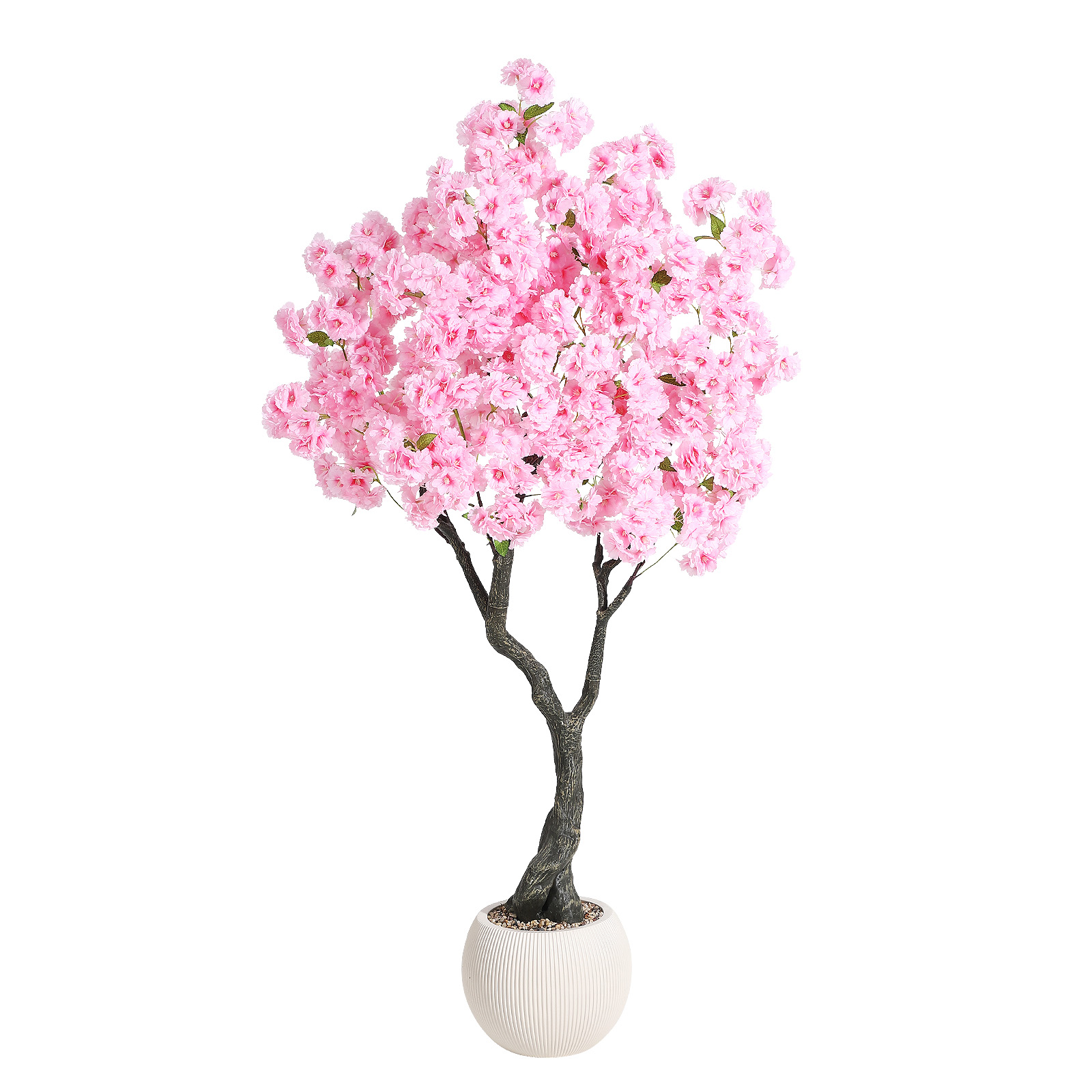 Pink Artificial Cherry Blossom Tree Potted UV Resistant Faux Plant IndoorOutdoor