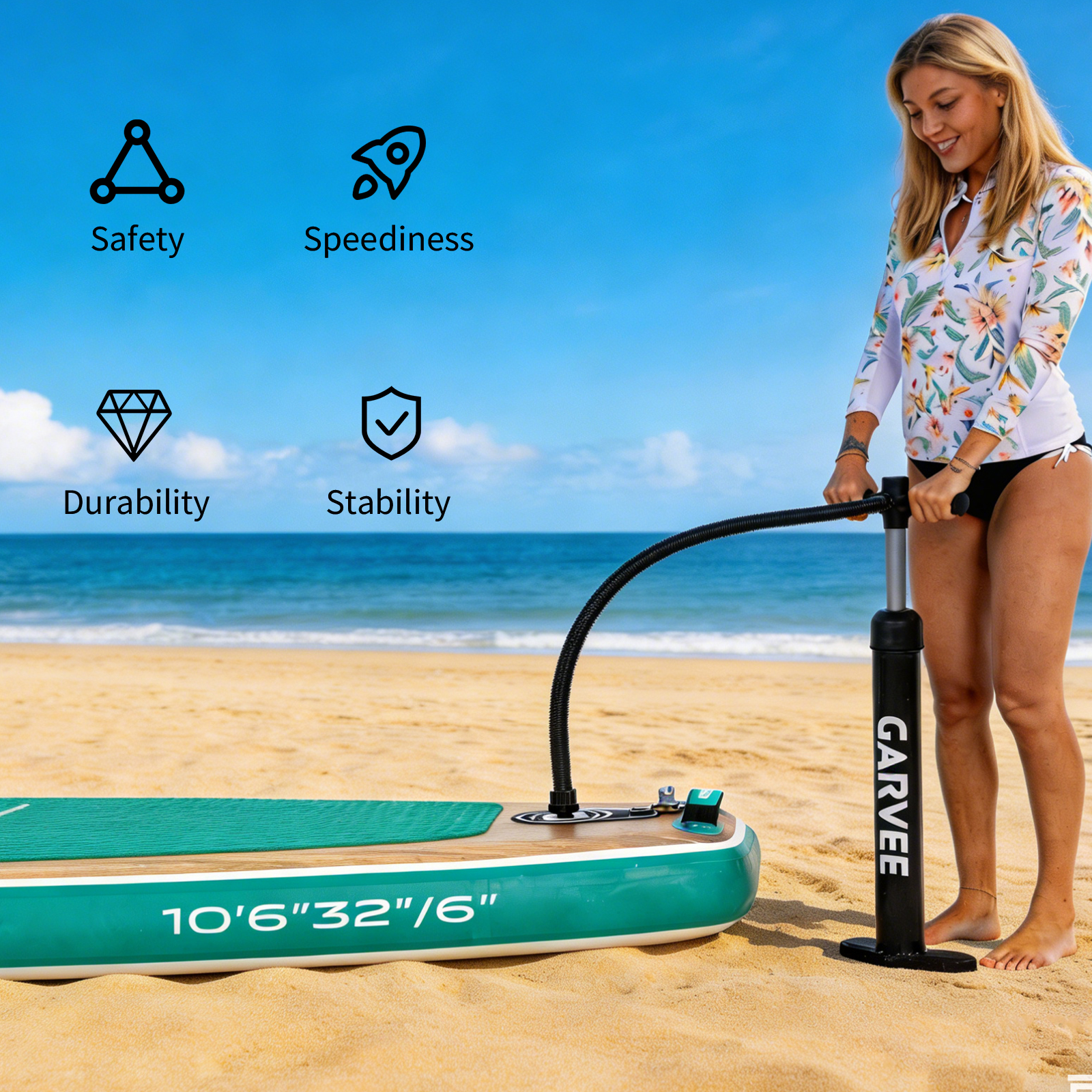 SUP Material Resistance and Durability Detail