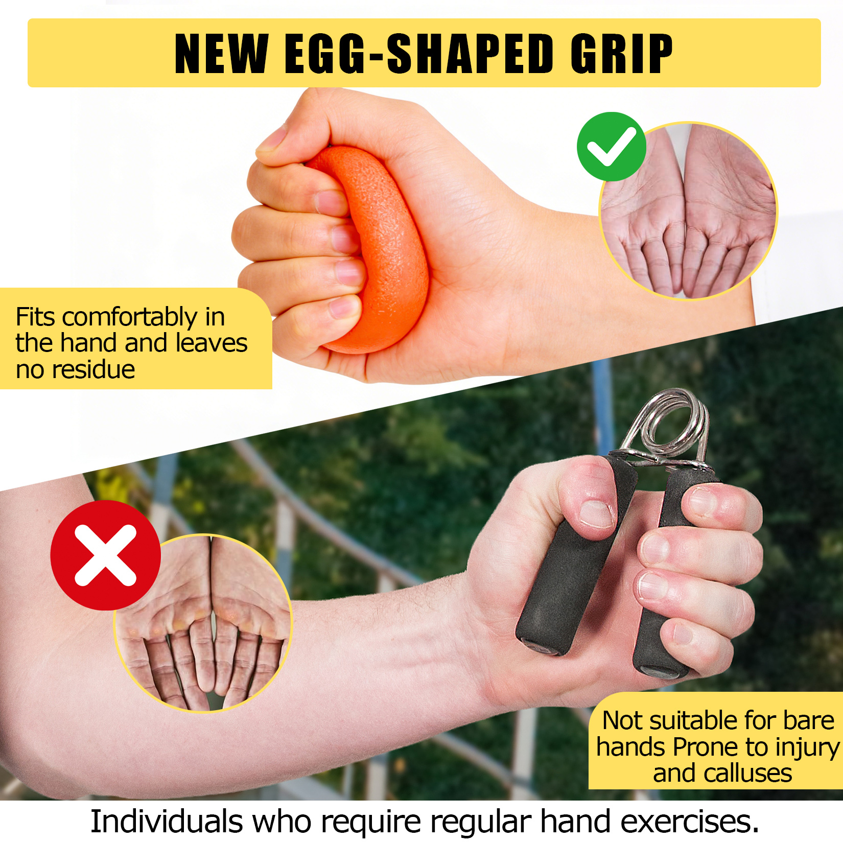 Ergonomic Palm Fit and Textured Surface