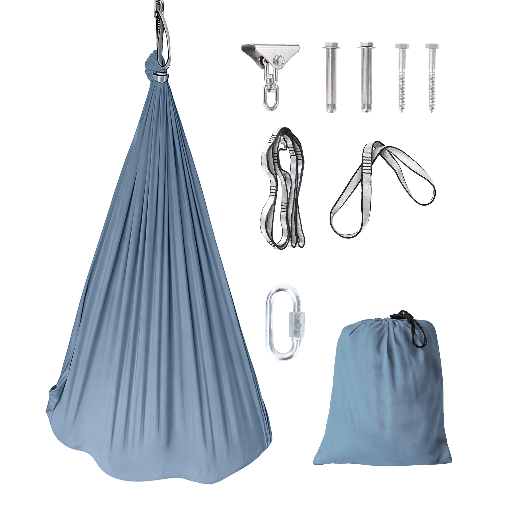 Sensory Swing for Kids 55″ x 59″ Dual-Layer Therapy Swing for Autism to 300 Lbs